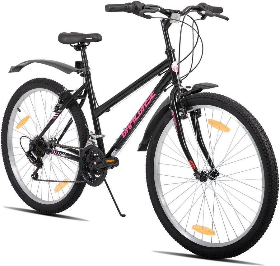 Hiland Mountainbike 24 26 Inch Meisjes & Dames MTB 18 Versnellingen Stevig Staal V-brakes