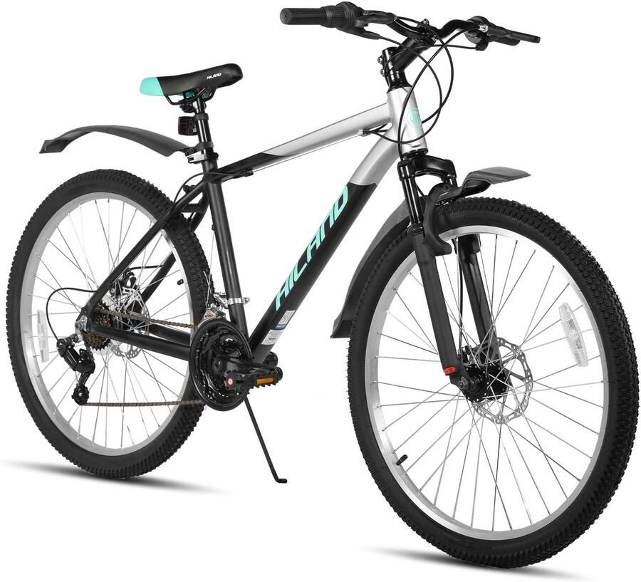 Hiland Mountainbike 29 Inch 18 Versnellingen Mechanische Schijfrem Verende Voorvork MTB voor &