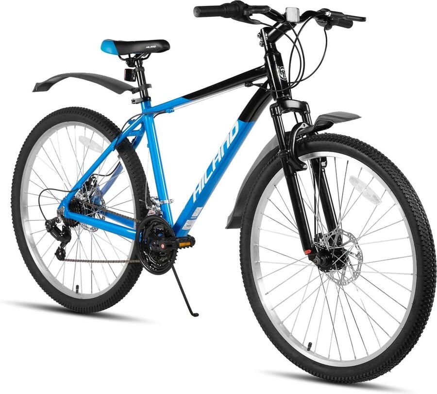 Hiland Mountainbike 29 Inch 18 Versnellingen Mechanische Schijfrem Verende Voorvork MTB voor &