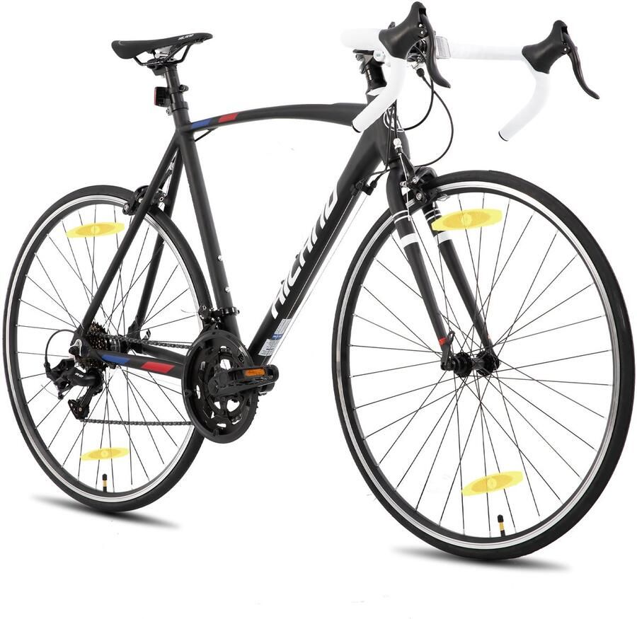 Hiland Racefiets 700C 14 Versnellingen Lichtgewicht Aluminium Frame Wielrenfiets voor & 28 Inch