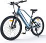 HillMiles MileTrail 1 Elektrische fiets Actieradius 80km Verwijderbare batterij 36V13Ah Motor 250W Shi o 7 versnellingen Hydraulische schijfrem 26 Inch City Commuter EBike blauw - Thumbnail 1