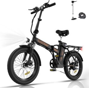 Hitway BK11 Elektrische Fiets E-Bike Opvouwbaar 11.2Ah 2023 Model Geel