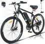 Hitway BK15 Elektrische Fiets E-bike met Afneembare Accu 26 Inch 250W Motor 11.2Ah Zwart - Thumbnail 2