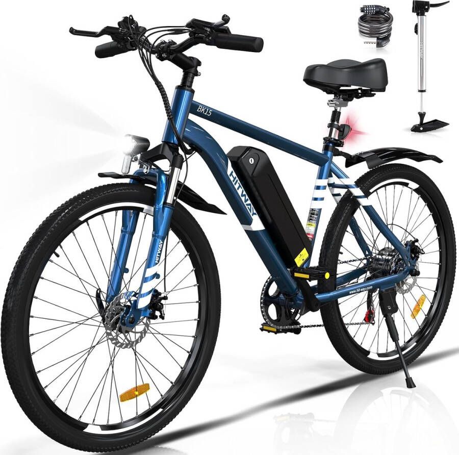 Hitway BK15 Elektrische Fiets Electric Mountain Bike 36V12AH verwijderbare Batterij 250W