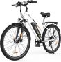 Hitway BK27 Elektrische Fiets 28 Inch 36V 12Ah Wit - Thumbnail 1