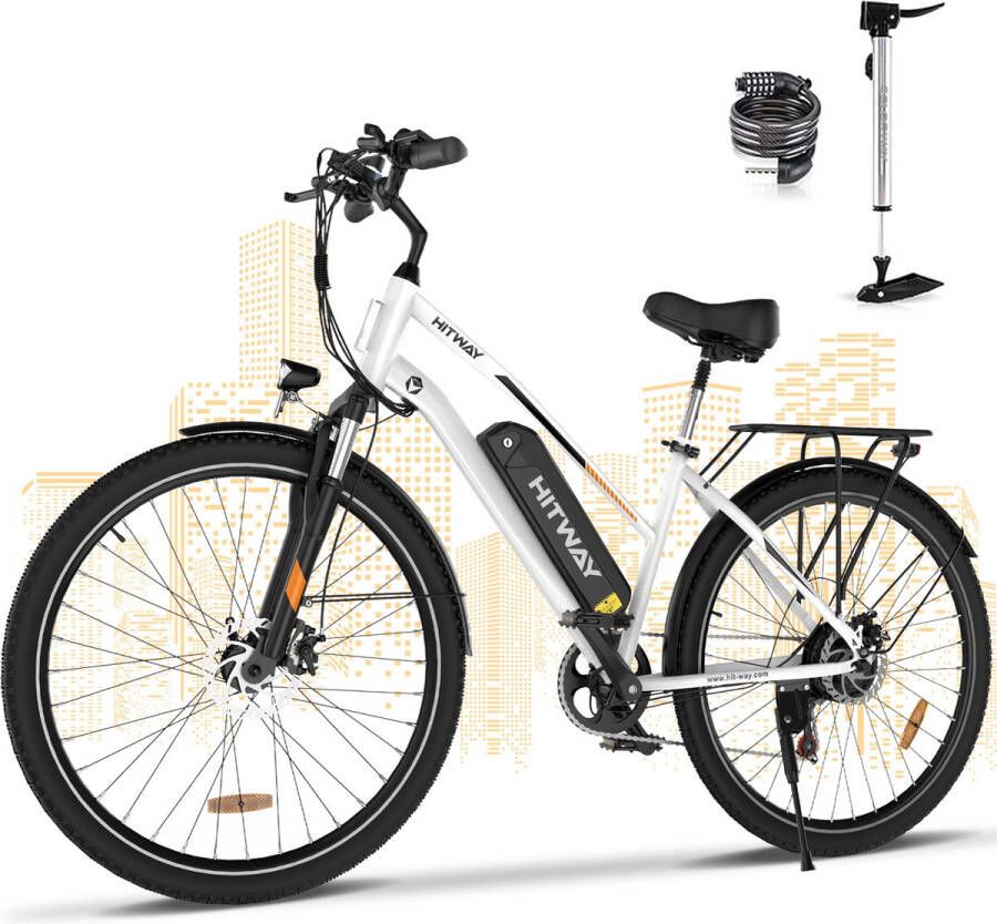 Hitway BK27 Elektrische Fiets 28 Inch 36V 12Ah Wit