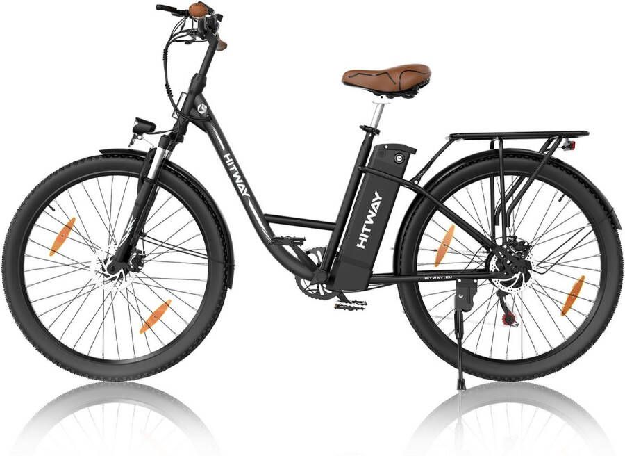 Hitway BK31 Elektrische stadsfiets 250W motor City Commuter EBike 28x2 band 36V 13Ah batterij 70km Max Bereik Dubbelschijfrem 7 Versnellingen IP54 Waterdicht - Foto 2