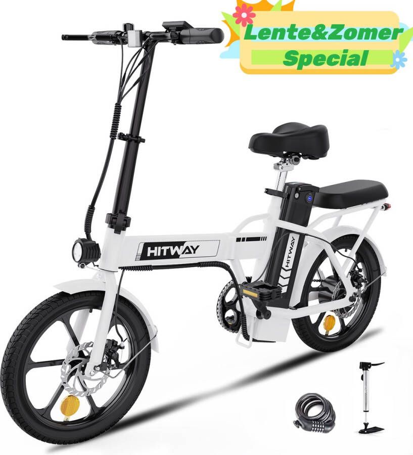 Hitway BK5 Elektrische Fiets E-Bike Opvouwbaar 8 4Ah Accu- 16 Inch