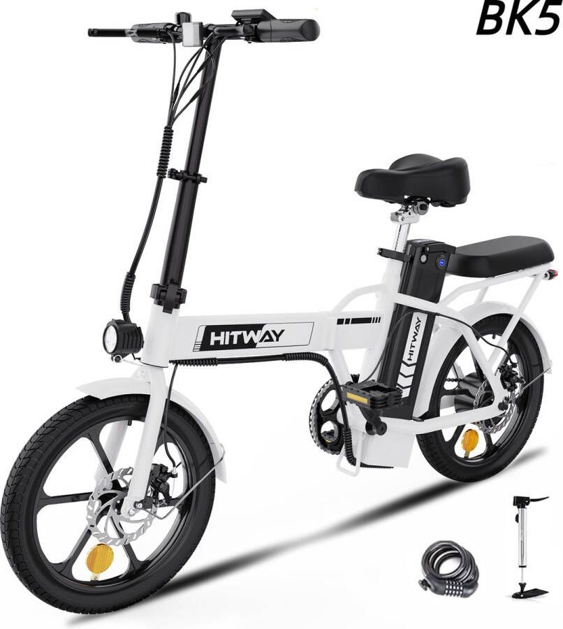 Hitway BK5 Elektrische Fiets E-Bike Opvouwbaar 8 4Ah Accu- 2023 Model