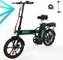 Hitway BK5 Elektrische Fiets Opvouwbaar E-Bike 250W- 8 4Ah Zwart - Thumbnail 2