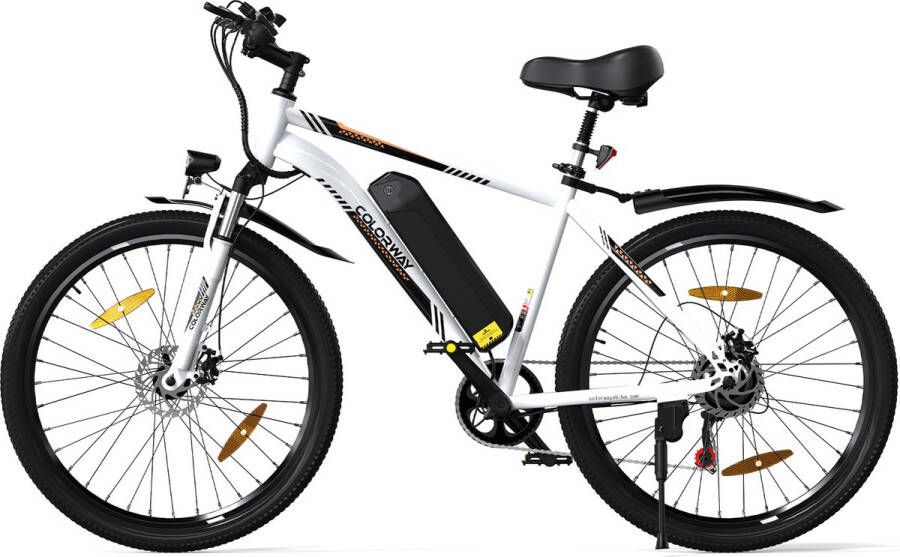 Hitway Colorway BK15 Elektrische fiets Ebike 26 36V15AH tot 35-90 km 7 versnellingen Wit