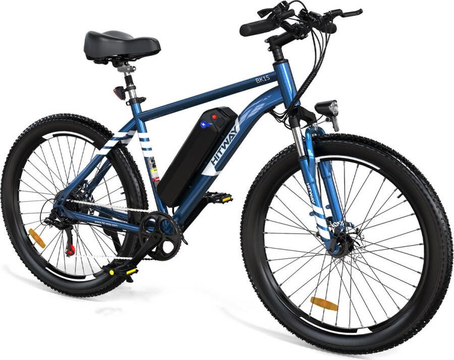 Hitway Colorway BK15 Elektrische fiets Ebike 26 36V15AH tot 35-90 km 7 versnellingen Wit