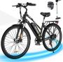 Colorway Elektrische Fiets 28 Inch City Commuter EBike 250W- 36V 15Ah Zwart - Thumbnail 1