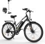 Hitway Elektrische Fiets BK27 28 Inch City Commuter EBike met Afneembare 36V 12Ah Lithium Batterij Mountain E-Bike met 250W Motor 7 Versnellingen IP54 Waterdicht - Thumbnail 2