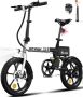 Hitway Elektrische Fiets BK35S Trendy 16 Inch City Commuter EBike met Afneembare 36V 9Ah Lithium Batterij Opvouwbaar E-Bike met 250W Motor - Thumbnail 2