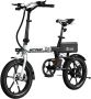 Hitway Elektrische Fiets BK5S Trendy 16 Inch City Commuter EBike met Afneembare 36V 10.4Ah Lithium Batterij Opvouwbaar E-Bike met 250W Motor IP54 Waterproof - Thumbnail 2