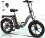 Hitway Elektrische Fiets BK6S 20*3.0 Inch Fat Tire City Commuter EBike met Afneembare 36V 12Ah Lithium Batterij Opvouwbaar Mountain E-Bike met 250W Motor 7 Versnellingen IP54 Waterdicht - Thumbnail 1