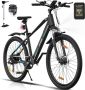 ECORUSH Elektrische Fiets ER10S Trendy 20*4.0 Inch Fat Tire City Commuter EBike met Afneembare 48V 12Ah Lithium Batterij Opvouwbaar Mountain E-Bike met 250W Motor 7 Versnellingen IP54 Waterdicht - Thumbnail 1