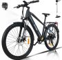 Hitway Elektrische Fiets BK7S Electric Mountain Bike Off-Road E-bike 250W Motor 12 Ah Zwart - Thumbnail 1