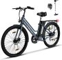 Hitway Elektrische fiets E-BIKE 26 inch 250 W motor Tot 35-70 km Blauw - Thumbnail 1