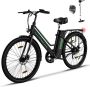 Hitway Elektrische fiets E-BIKE 26 inch 250 W motor Tot 35-70 km zwart - Thumbnail 1