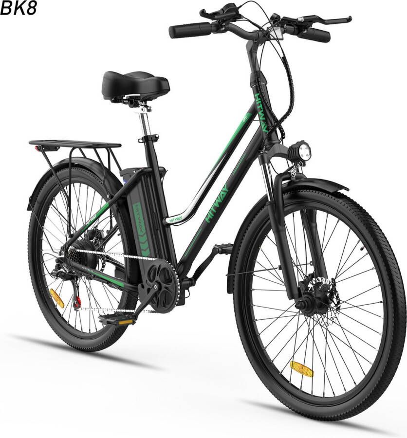 Hitway Elektrische fiets Ebike 26 inch 36 V 11 2 Ah tot 35-90 km 7 versnellingen