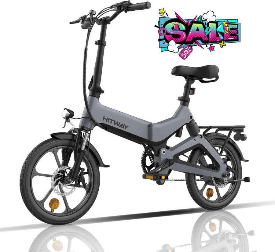 Hitway Elektrische Fiets Opvouwbare E-bike 16 Inch-250W-2023 Model