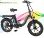RCB Elektrische Fiets Opvouwbare E-bike met fietstas 20 Inch Fatbike 11.2AH 7 Versnellingen - Thumbnail 1