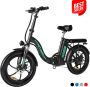 Hitway Elektrische Fiets Opvouwbare E-bike 20 Inch Fatbike 7 Versnellingen - Thumbnail 3