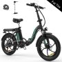 Hitway Elektrische Fiets Opvouwbare E-bike 20 Inch Fatbike 7 Versnellingen - Thumbnail 1