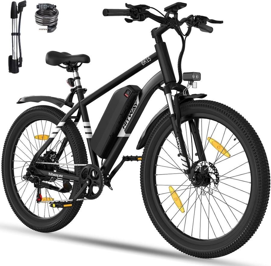 Colorway Elektrische Fiets BK10 Trendy 20*4.0 Inch Fat Tire City Commuter EBike met Afneembare 36V 12Ah Lithium Batterij Opvouwbaar Mountain E-Bike met 250W Motor 7 Versnellingen IP54 Waterdicht