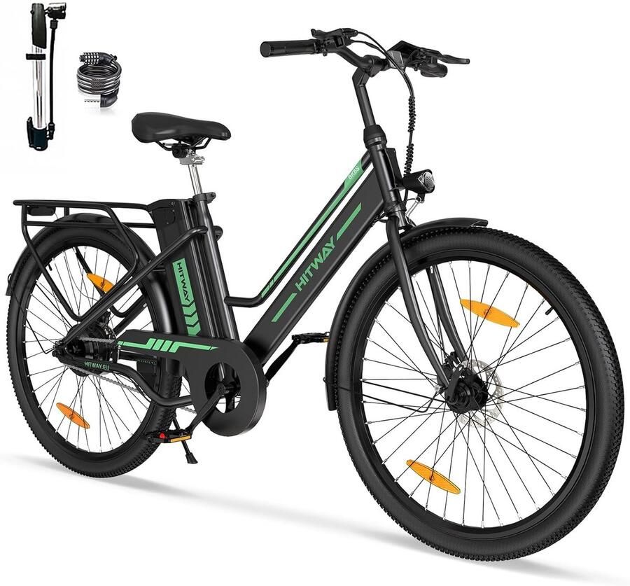 Hitway Colorway Elektrische Fiets BK29G Trendy 20*4.0 Inch Fatbike Mountain Snow EBike met Afneembare 36V 12Ah Lithium Batterij City Commuter E-Bike met 250W Motor IP54 Waterdicht