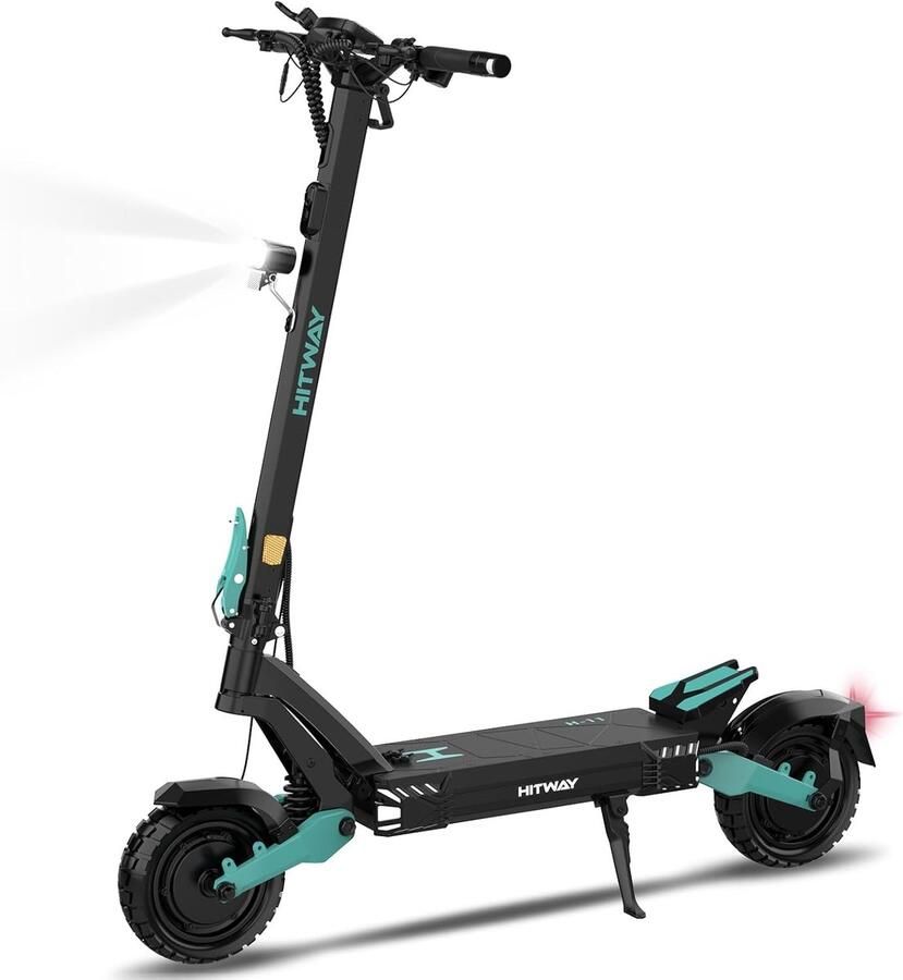 Hitway Elektrische Step H11 E Step met 10 Inch Banden en een 23.4Ah Batterij met Hoge Capaciteit Opvouwbaar E Scooter Actieradius van 90-100 km – 1600W motor IP54 Waterdicht Slimme bediening via App