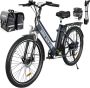 Hitway BK6S Elektrische Fiets Opvouwbare E-bike 20 Inch Fatbike 25km h 7 Versnellingen Zwart - Thumbnail 3