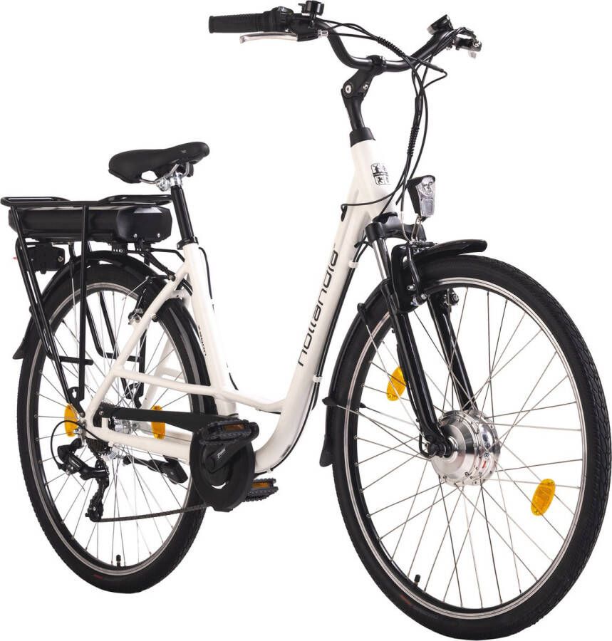 Hollandia Fiets (elektrisch) E-stadsfiets dames Zagon 28'' 6 versnellingen 44 cm