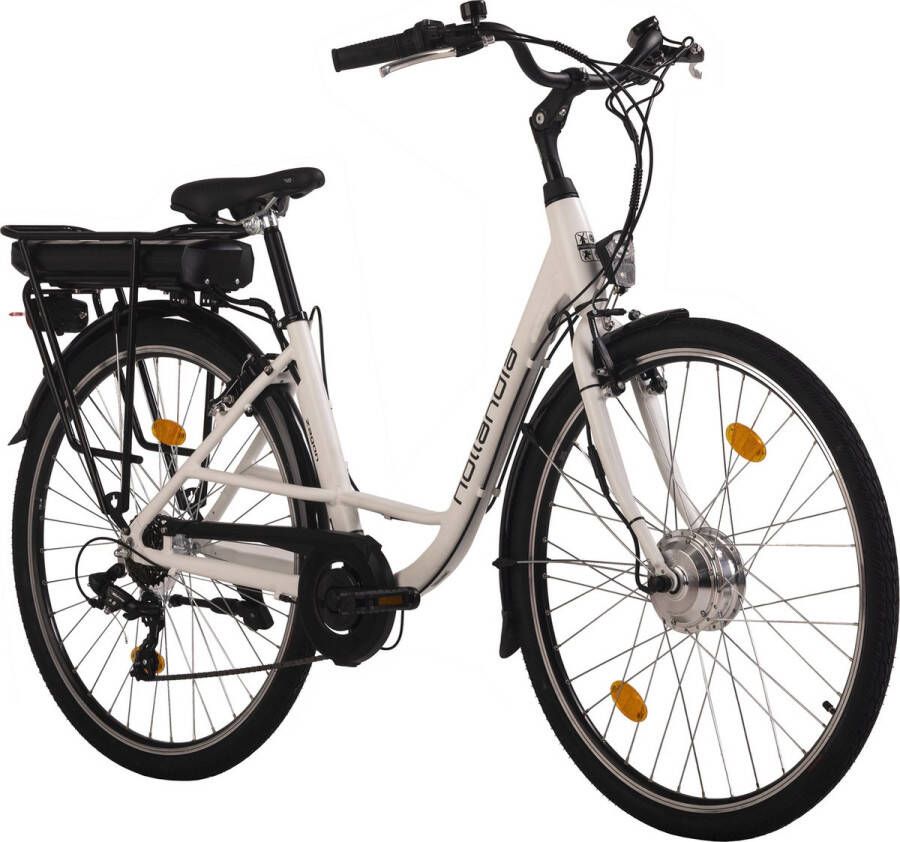 Hollandia Fiets (elektrisch) E-stadsfiets dames Zagon 28'' 6 versnellingen 44 cm