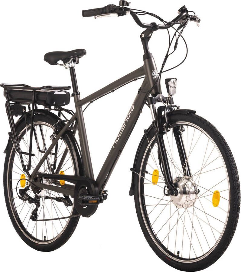 Hollandia Fiets (elektrisch) Empfohlene Körpergröße: 145 190 cmE Citybike Herren 28'' Zagon grau 6-Gang 53 cm