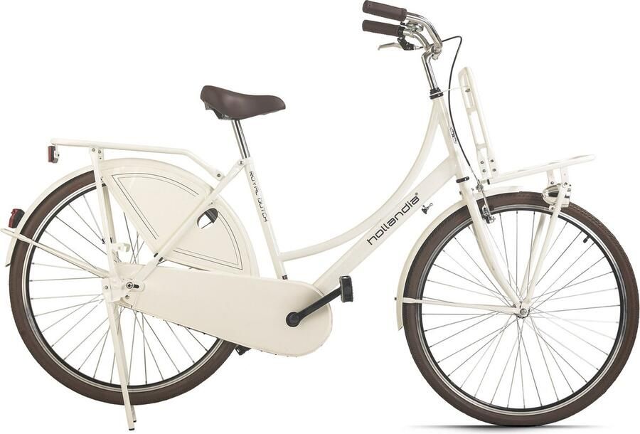 Hollandia Fiets Hollandrad 28” Royal Dutch Singlespeed RH 49 cm wit 49 cm
