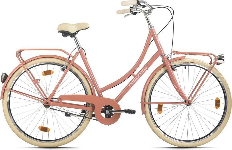 Hollandia Fiets Hollandrad Damen 28“ Feelgood Singlespeed RH 53 cm rood 53 cm