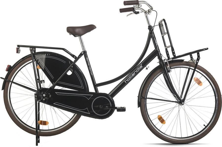 Hollandia Fiets Hollandrad 28” Royal Dutch Singlespeed RH 49 cm zwart 49 cm