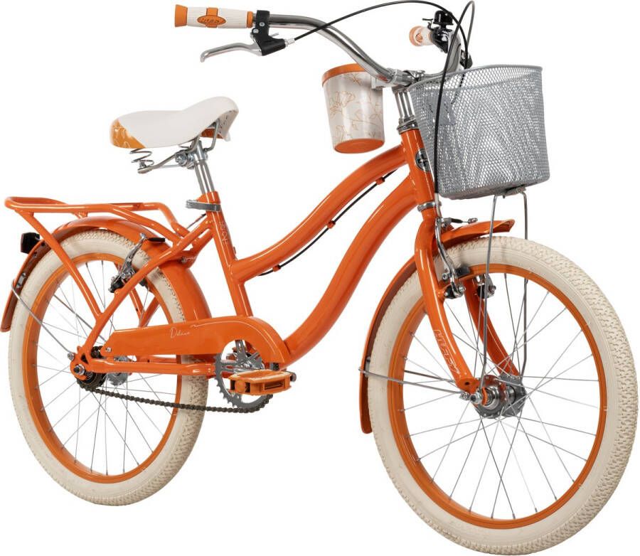 Huffy Deluxe 20 inch Kinderfiets Cruiser Oranje