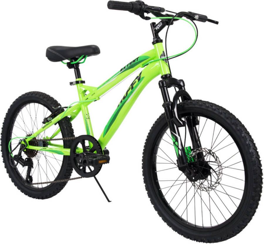 Huffy Extent 20 Inch Kinderfiets Shimano 6 versnellingen Mountainbike voor Jongens en Meisjes 6-11 jaar Groen