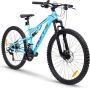 Huffy Marker Volledig geveerde mountainbike 21 versnellingen Shi o 26 inch medium Blauw Fiets - Thumbnail 1