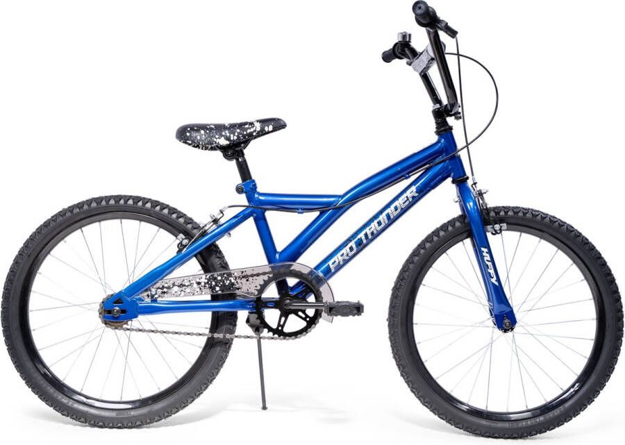 Huffy Pro Thunder 20 Inch BMX fiets Blauw 6-11 jaar Kinderfiets Voor en