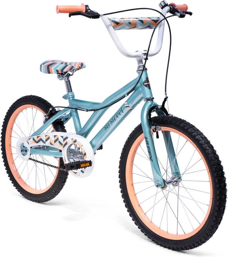 Huffy So Sweet 20 Inch Meisjesfiets Sea Chrystal Blau BMX-stijl Kinderfiets