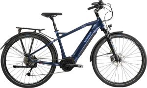 Inandoutdoormatch Elektrische Stadsfiets 28 inch Met display E-bike met 9 versnellingen Framemaat 43 cm Herenfiets 120km Midnight blue