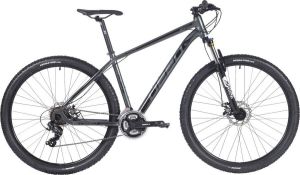 Inandoutdoormatch Mountainbike Gecko Met 21 versnellingen 29 inch wielmaat Herenfiets Racefiets Stadsfiets Framemaat 45cm Zwart geel