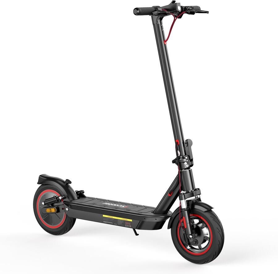 Iscooter i10 Elektrische scooter 10inch Luchtbanden voor weggebruik 45km actieradius 650W motor 42V 15Ah accu Maximumsnelheid 25 km u aluminium frame Maximaal laadvermogen 120 kg zwart