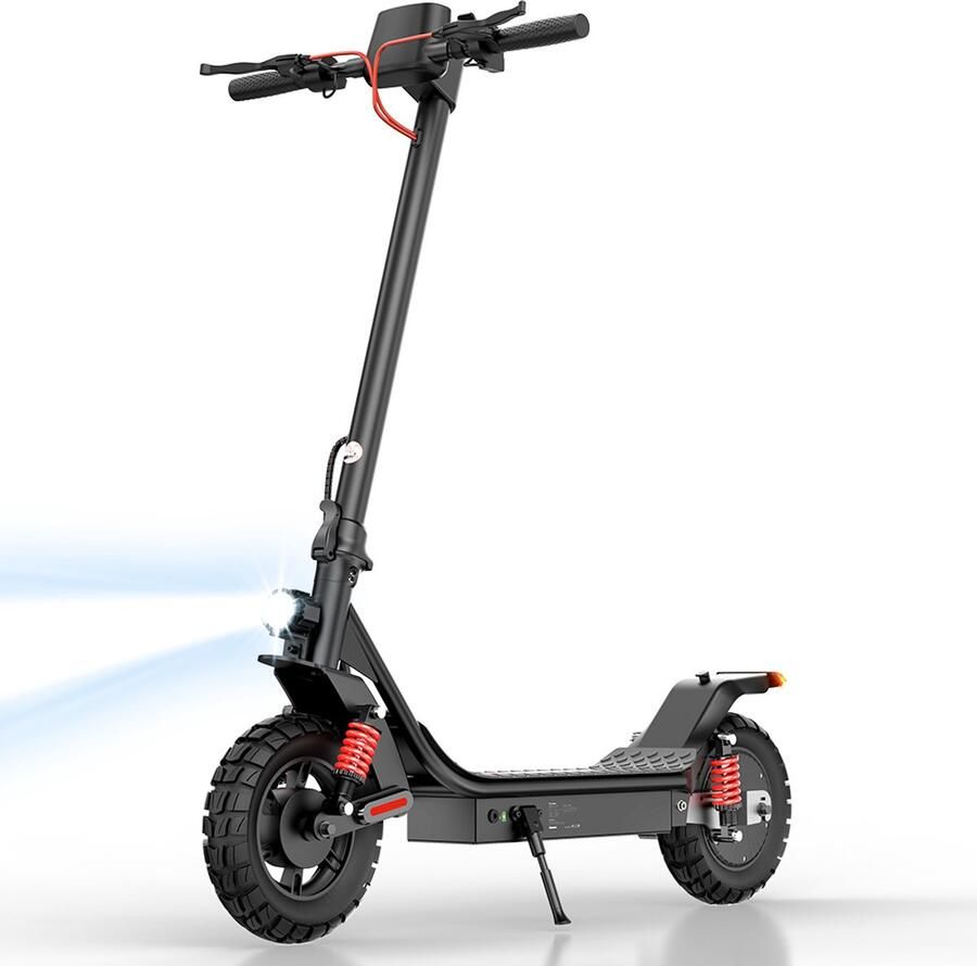 Iscooter i10 Pro Elektrische scooter 10‑inch luchtbanden 50km actieradius 800W motor Dubbele voorvering + dubbele achtervering Maximumsnelheid 25 km u zwart