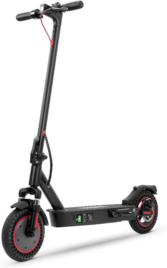 Iscooter i9Max Elektrische scooter 10‑inch massieve honingraatbanden 40km actieradius 500W motor EABS‑elektronische rem + schijfrem achter zwart